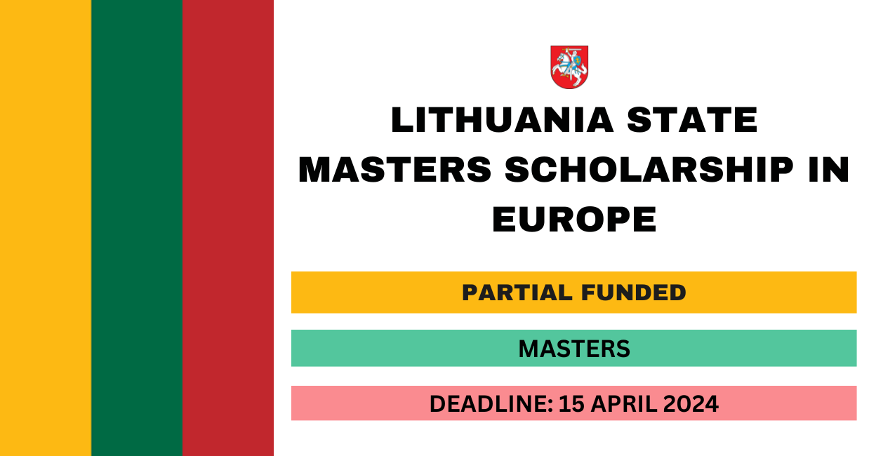 Feature image for Lithuania State Masters Scholarship in Europe 2024-2025