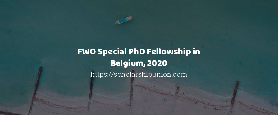 Feature image for FWO Special PhD Fellowship in Belgium, 2020