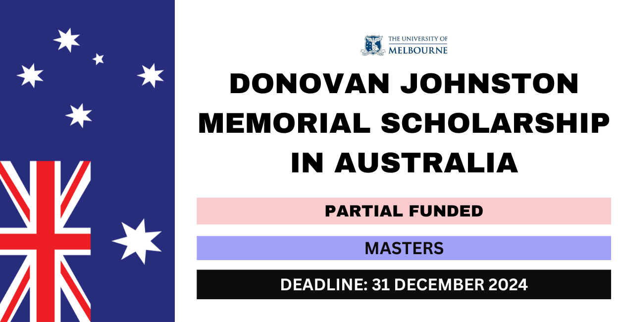Feature image for Donovan Johnston Memorial Scholarship in Australia 2024