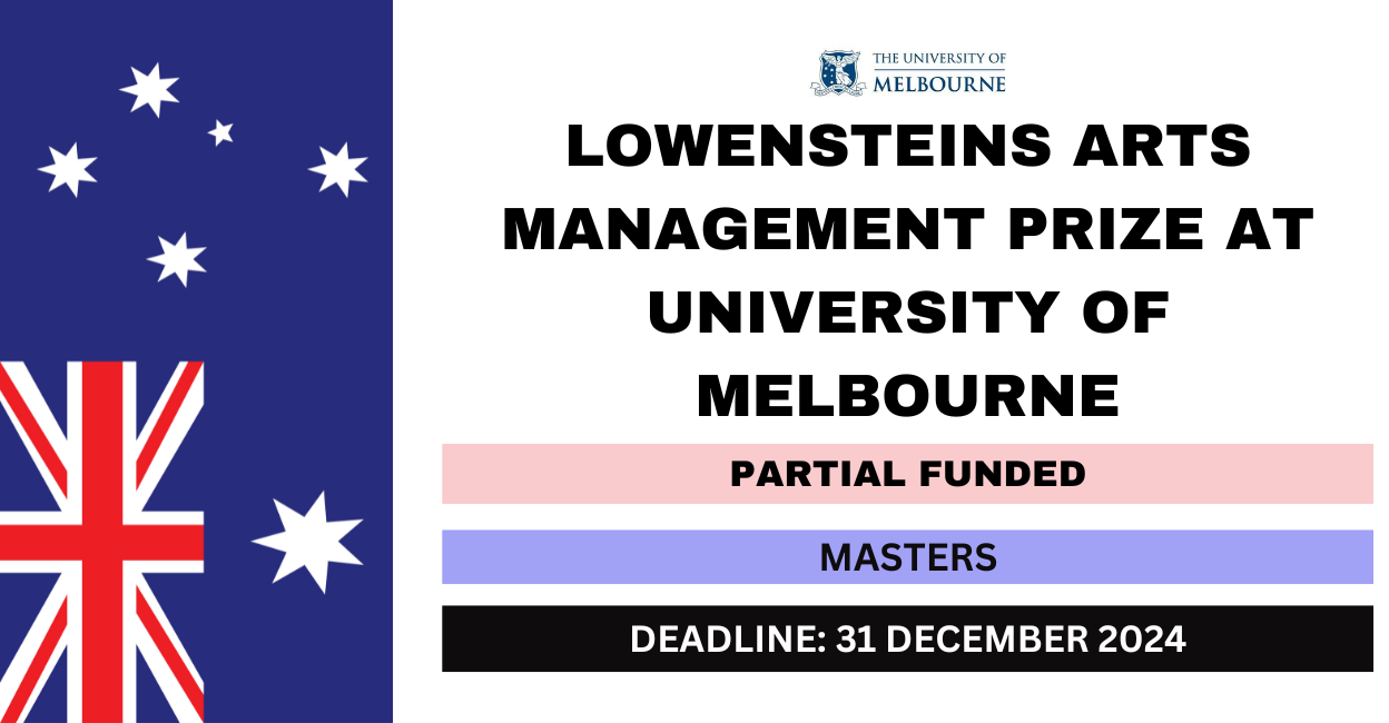 Feature image for Lowensteins Arts Management Prize at University of Melbourne 2024