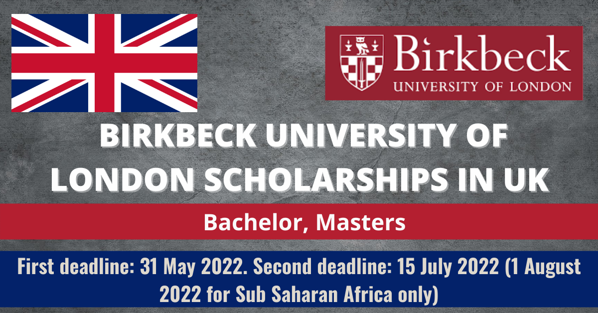 Feature image for Birkbeck University of London Scholarships in UK