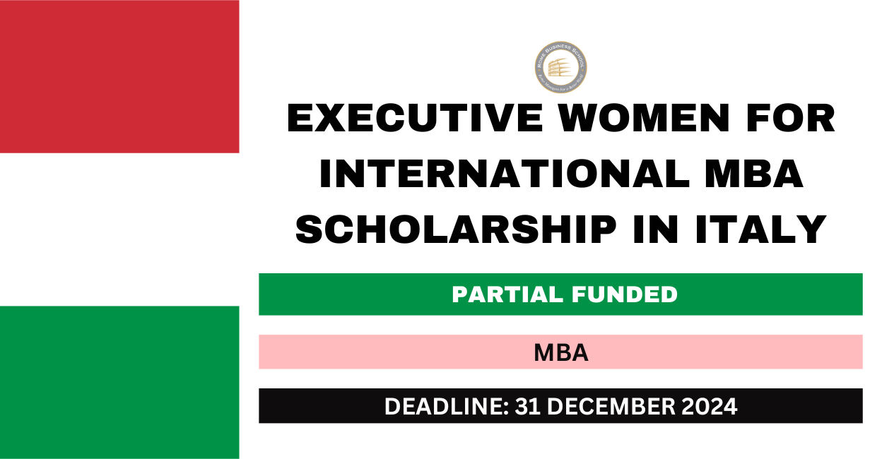 Feature image for Executive Women for International MBA Scholarship in Italy 2024