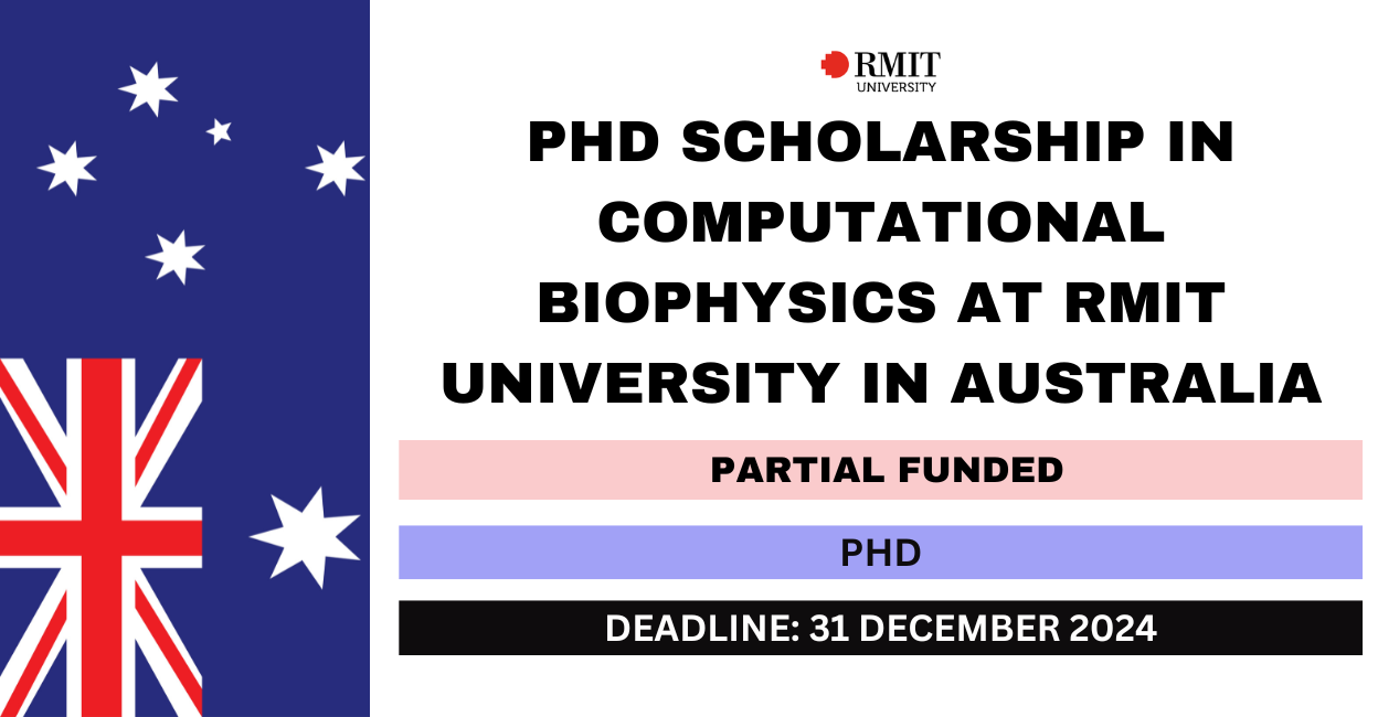 Feature image for PhD Scholarship in Computational Biophysics at RMIT University in Australia