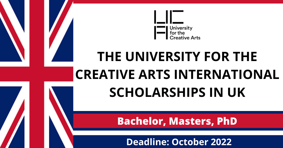 Feature image for The University for the Creative Arts International Scholarships in UK