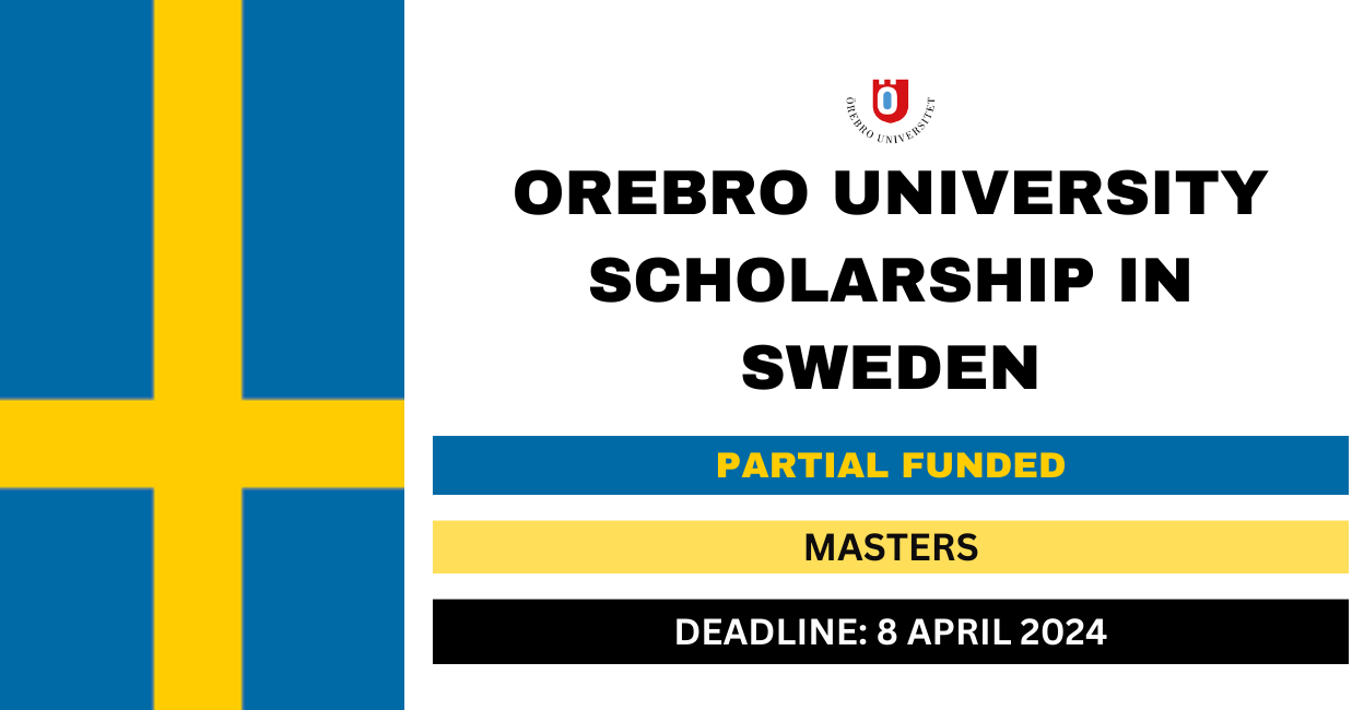 Feature image for Orebro University Scholarship in Sweden 2024-25