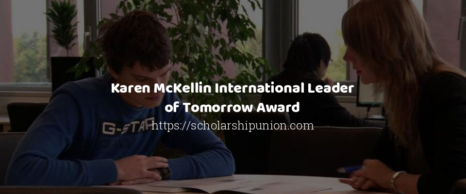 Feature image for Karen McKellin International Leader of Tomorrow Award