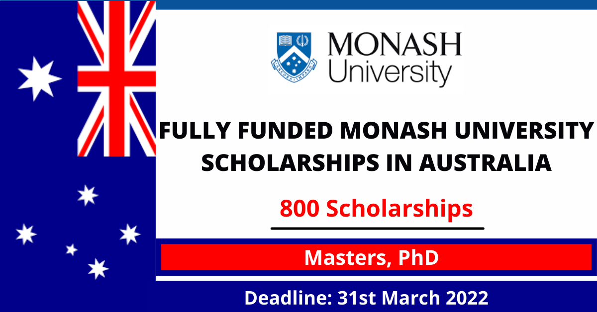 Feature image for Fully Funded Monash University Scholarships in Australia