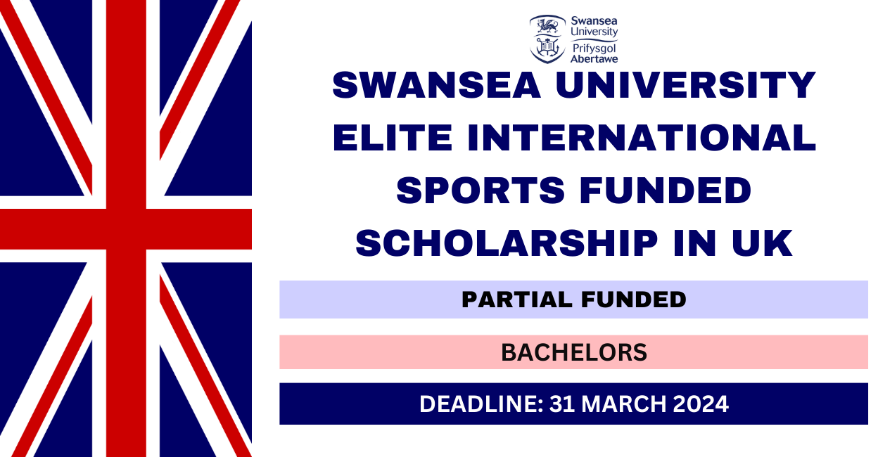 Feature image for Swansea University Elite International Sports Funded Scholarship in UK 2024