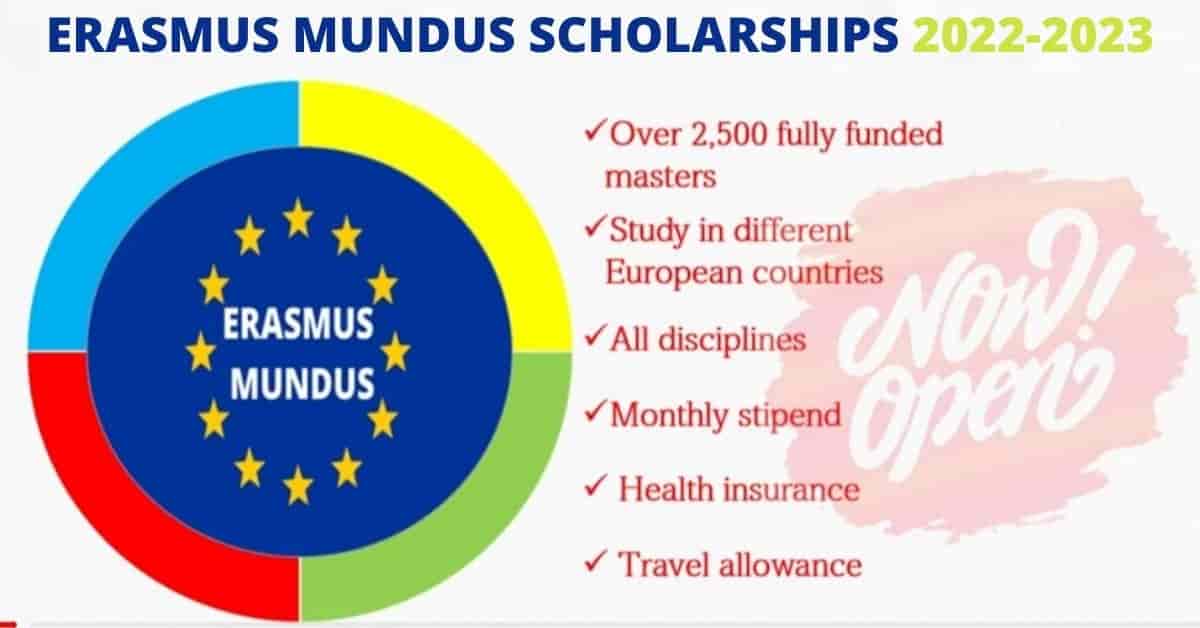Feature image for Fully Funded Erasmus Mundus Scholarship in Europe 2022-2023