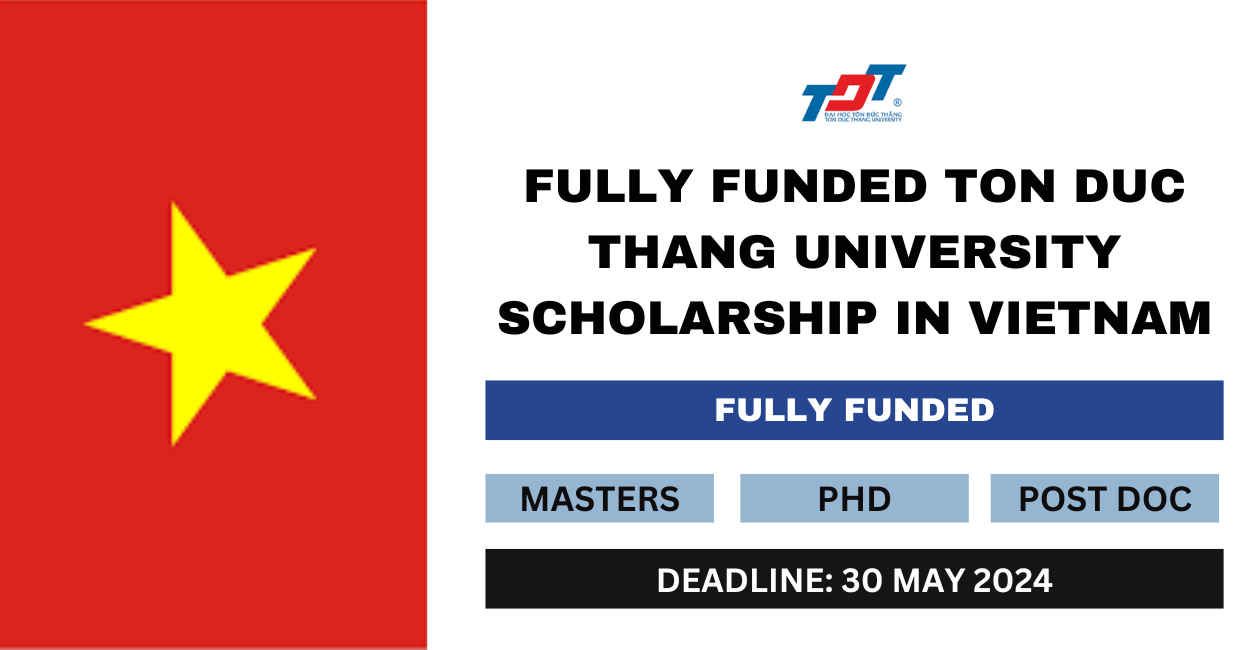Feature image for Fully Funded Ton Duc Thang University Scholarship in Vietnam 2024