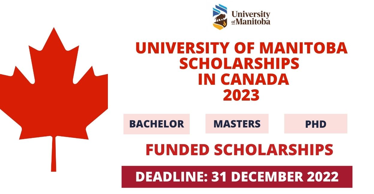 Feature image for Funded Scholarship at University of Manitoba in Canada 2023