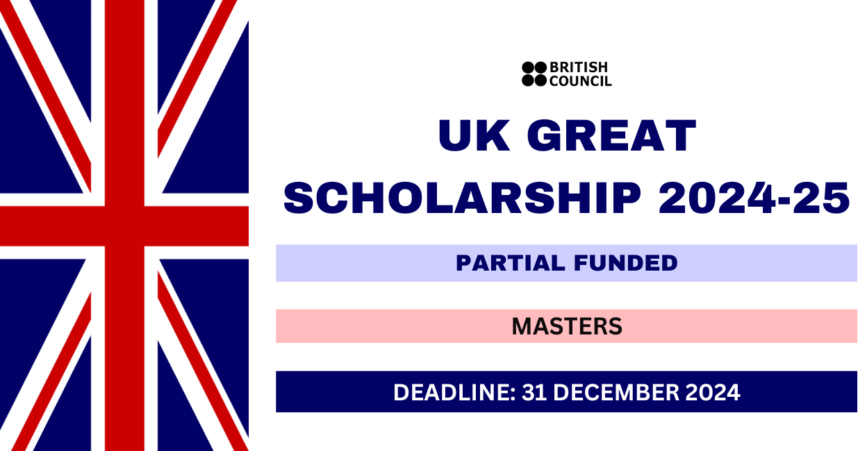 Feature image for UK Great Scholarship 2024-25