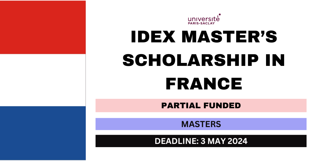 Feature image for IDEX Masters Scholarship in France 2024-25