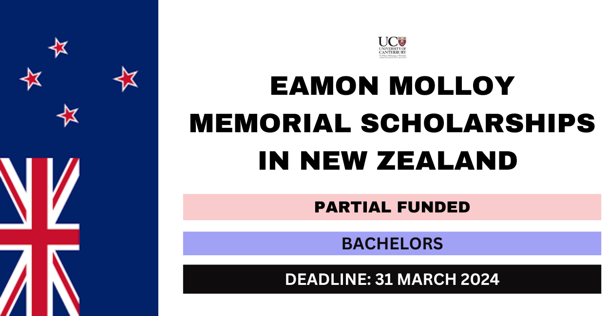 Feature image for Eamon Molloy Memorial Scholarships in New Zealand 2024