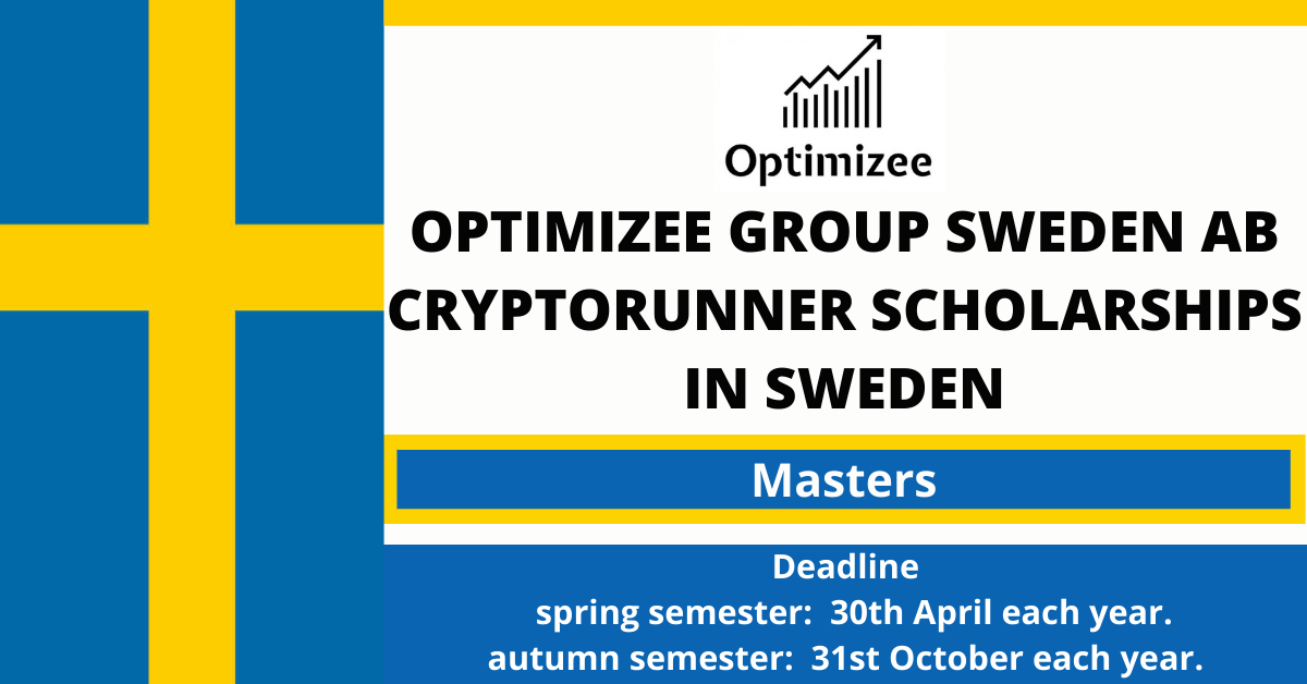 Feature image for Optimizee Group Sweden AB CryptoRunner Scholarships in Sweden