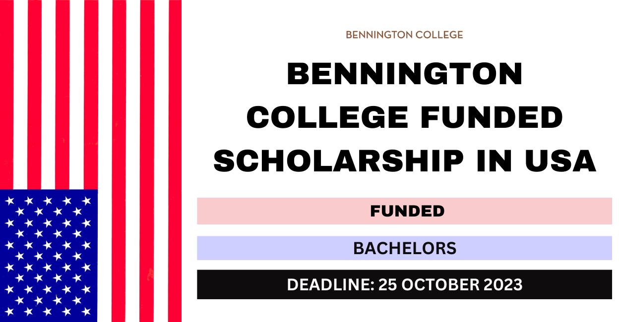 Feature image for Bennington College Funded Scholarship in USA 2024
