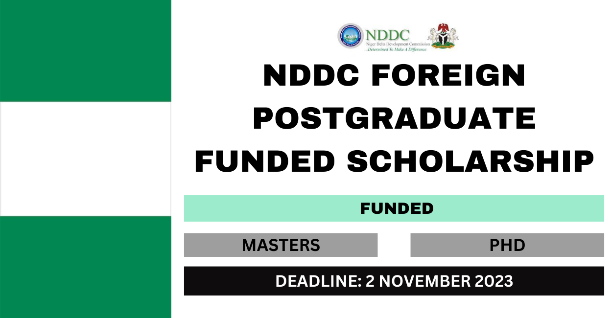 Feature image for NDDC Foreign Postgraduate Funded Scholarship 2024-25