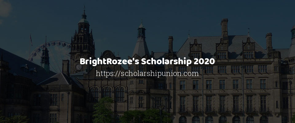 Feature image for BrightRozee's Scholarship 2020