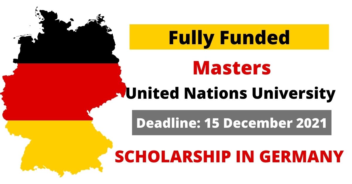 Feature image for Fully Funded United Nations University Scholarships for Developing Countries in Germany