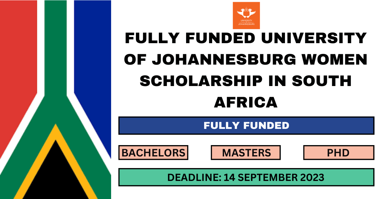 Feature image for Fully Funded University of Johannesburg Women Scholarship in South Africa