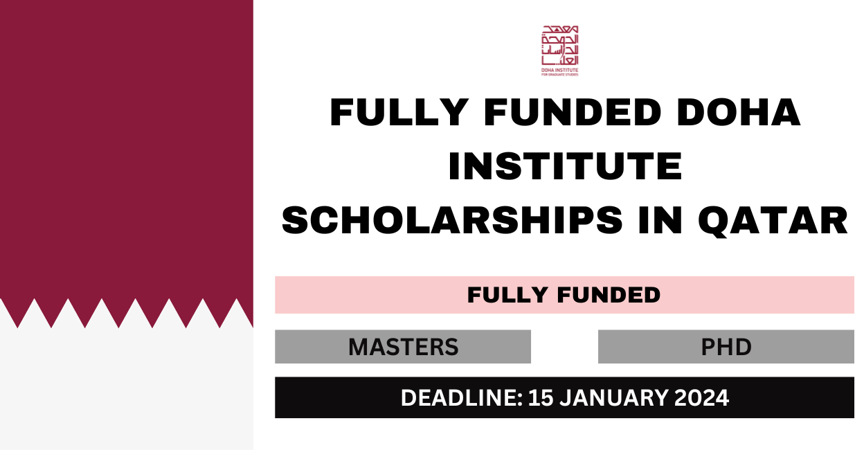 Feature image for Fully Funded Doha Institute Scholarships in Qatar 2024