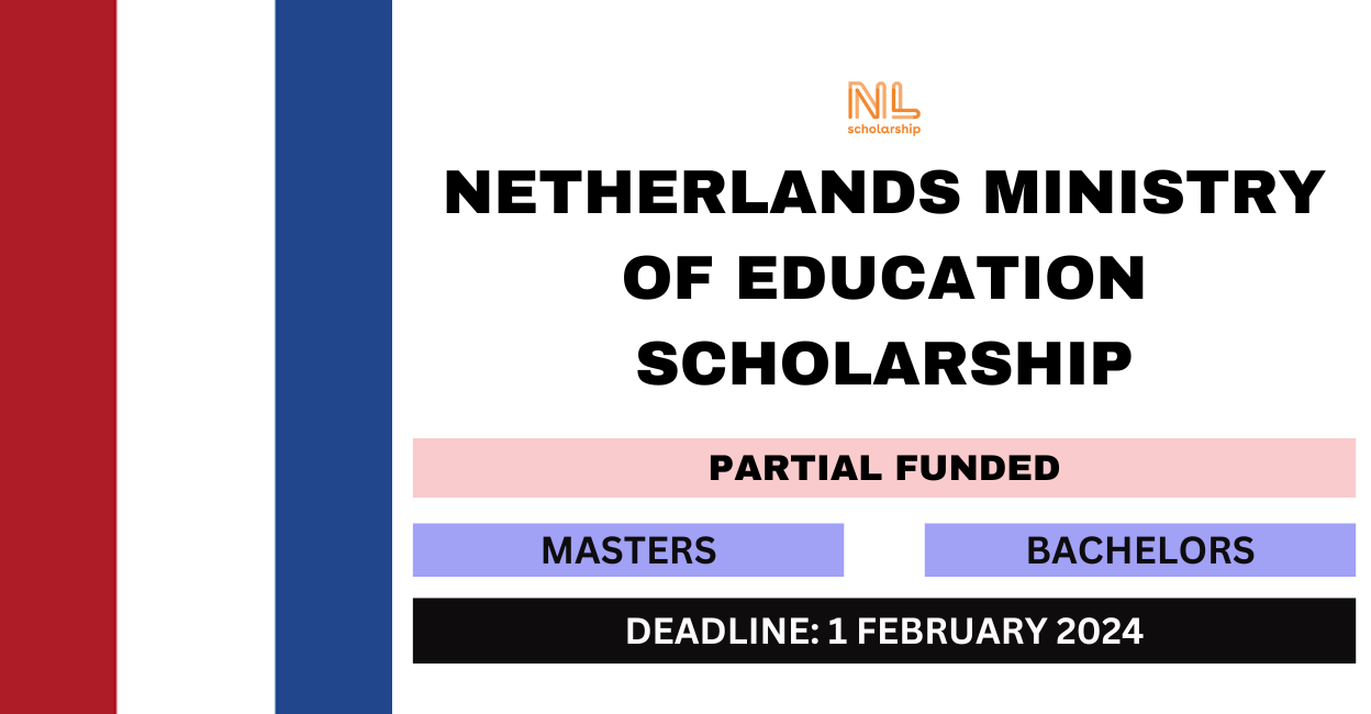 Feature image for Netherlands Ministry of Education Scholarship 2024