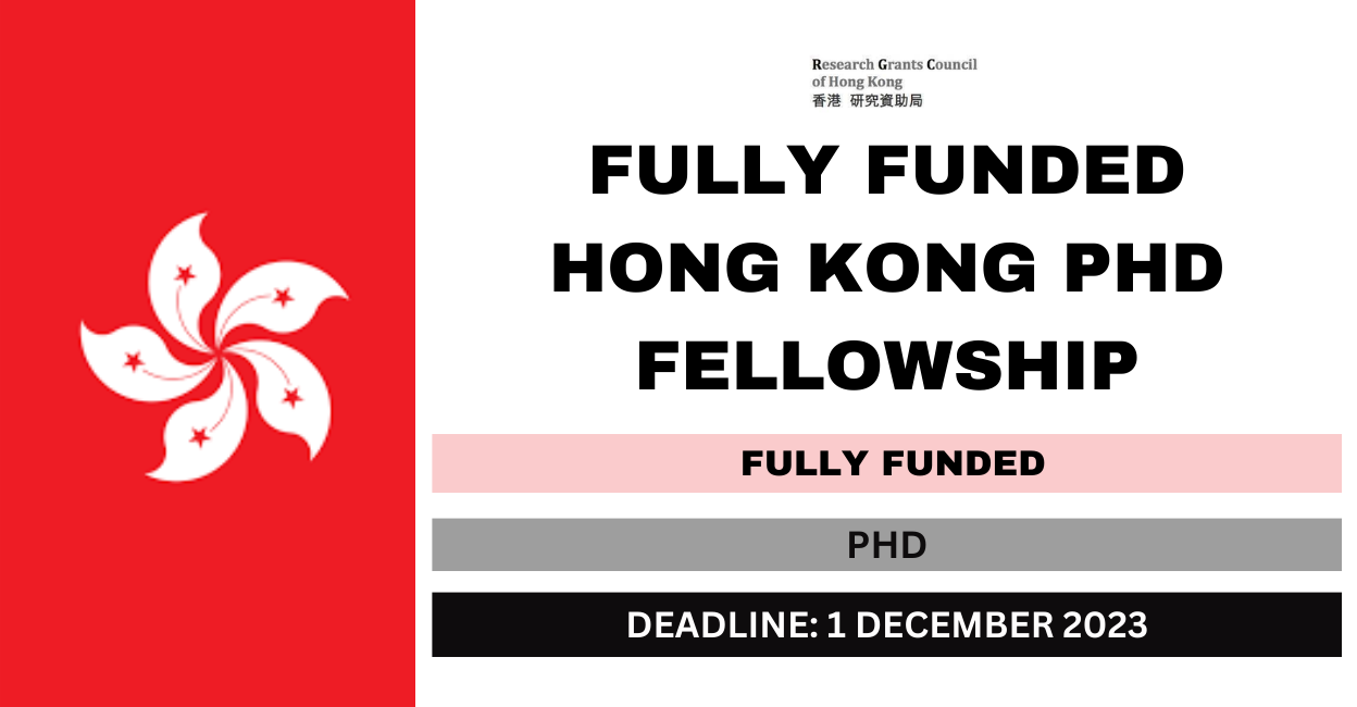 Feature image for Fully Funded Hong Kong PhD Fellowship 2024