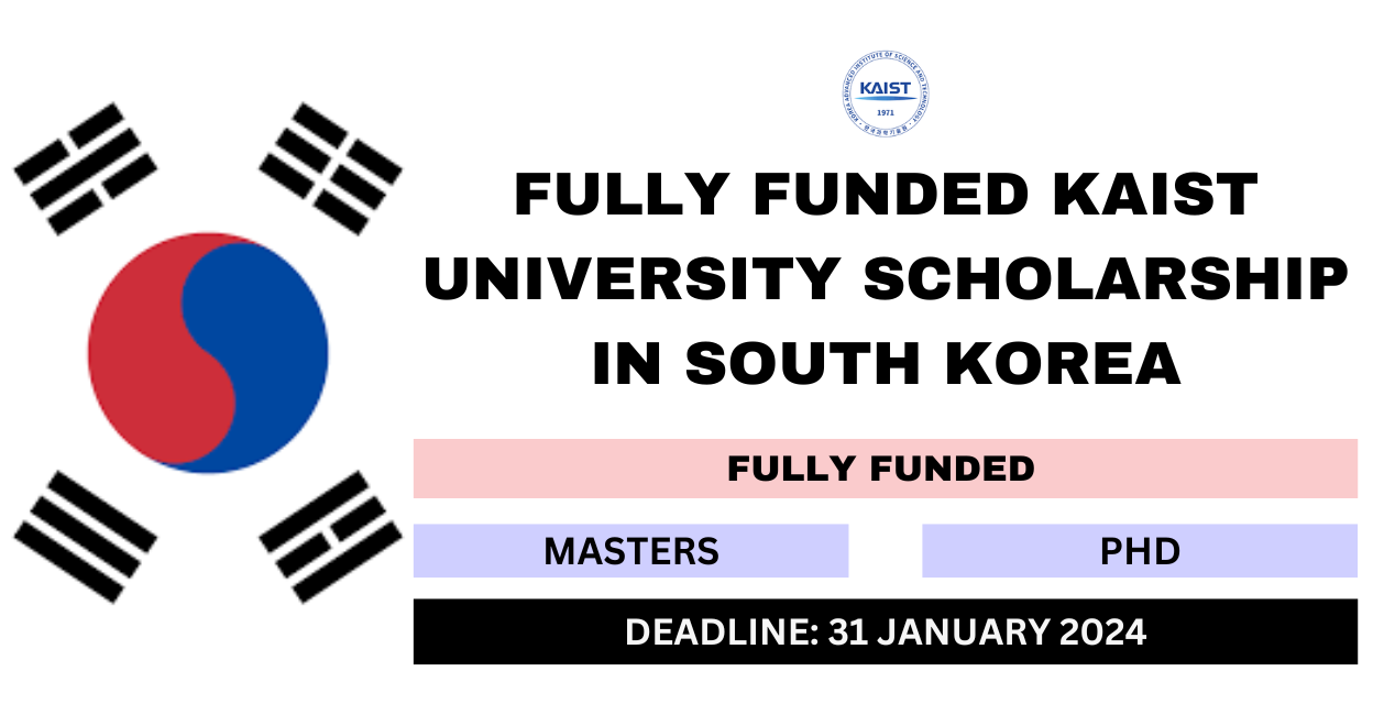 Feature image for Fully Funded KAIST University Scholarship in South Korea 2024