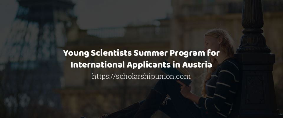 Feature image for Young Scientists Summer Program for International Applicants in Austria