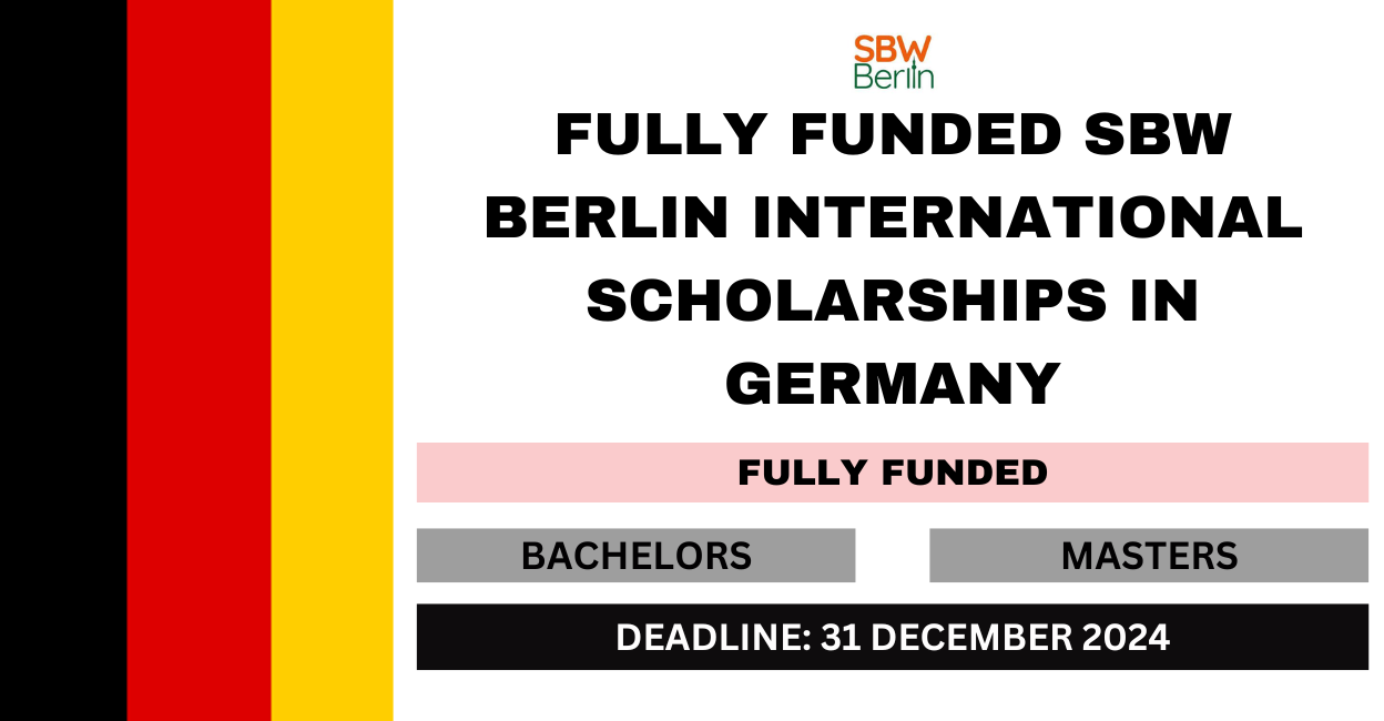 Feature image for Fully Funded SBW Berlin International Scholarships in Germany 2024-25