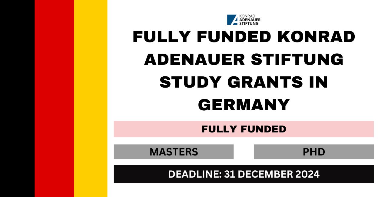 Feature image for Fully Funded Konrad Adenauer Stiftung Study Grants in Germany 2024