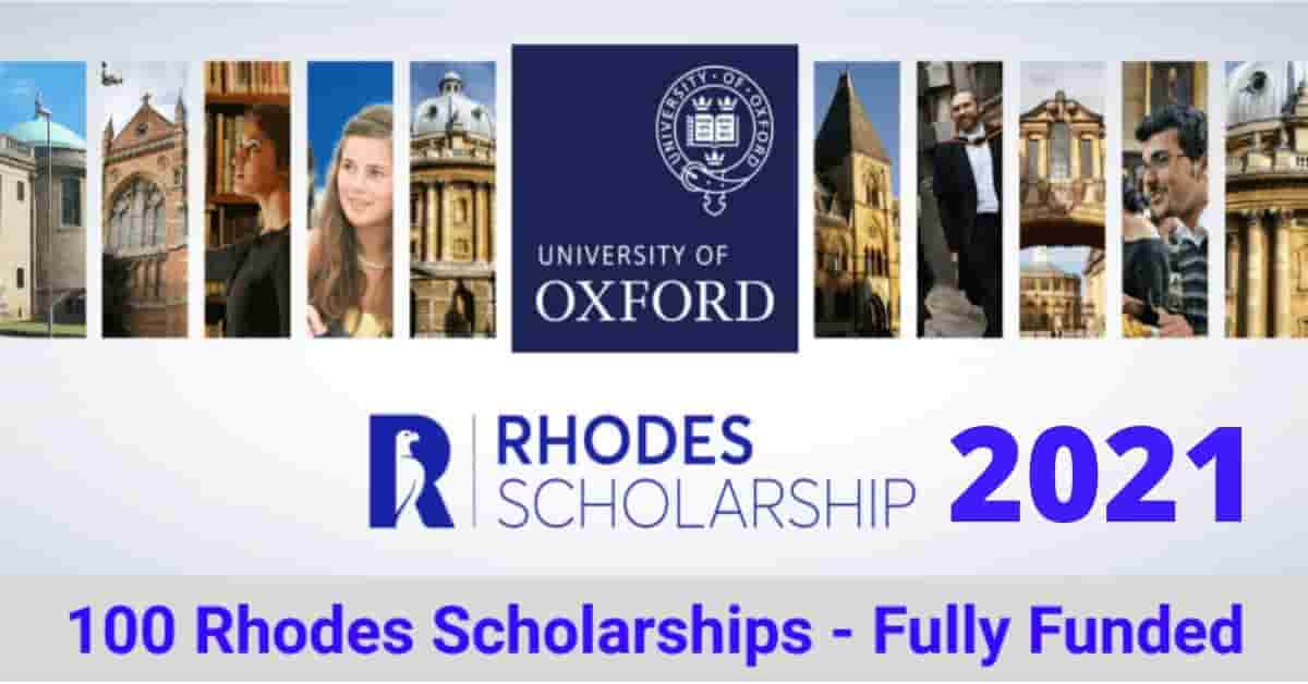 Feature image for Fully Funded Rhodes Scholarship at University of Oxford in UK