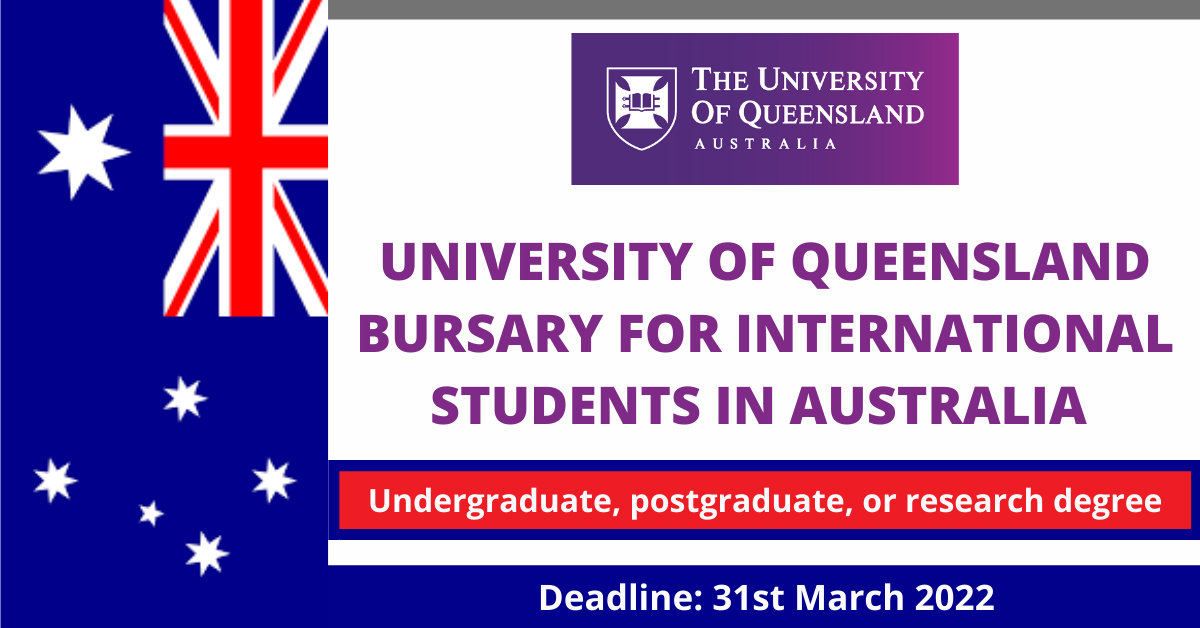 Feature image for University of Queensland Bursary for International Students in Australia