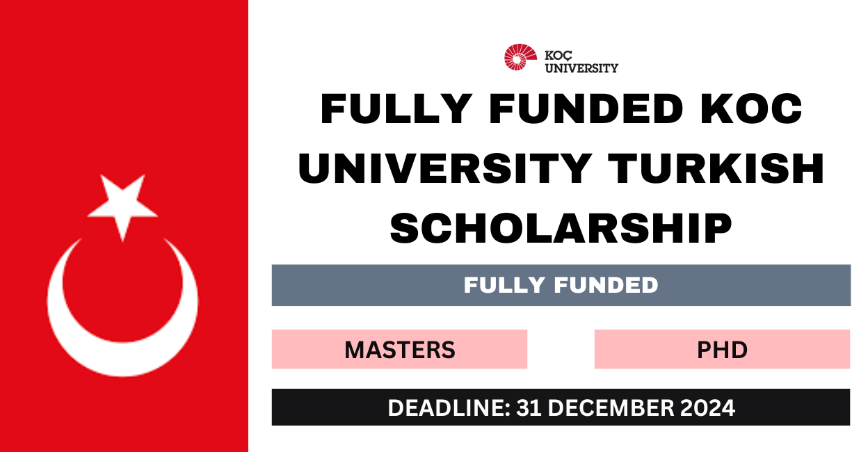 Feature image for Fully Funded Koc University Turkish Scholarship 2024-25