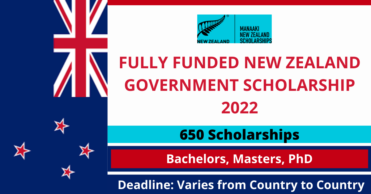 Feature image for Fully Funded New Zealand Government Scholarship 2022