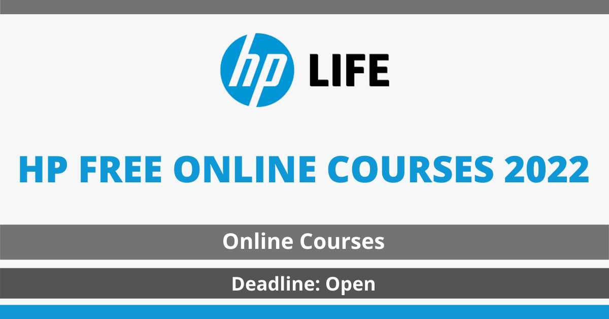 Feature image for HP Free Online Courses 2022