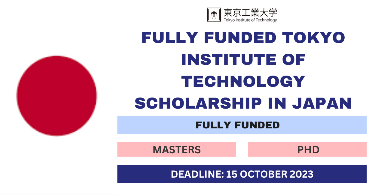 Feature image for Fully Funded Tokyo Institute of Technology Scholarship in Japan 2023-24