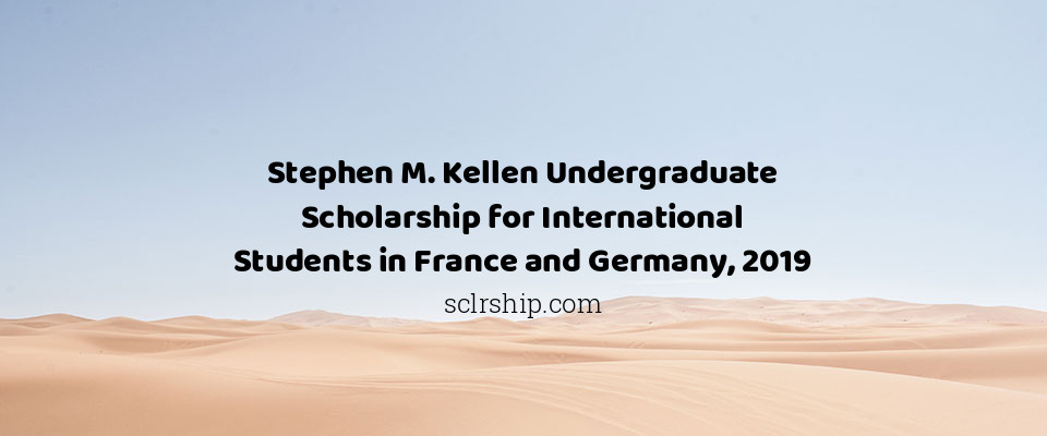 Feature image for Stephen M. Kellen Undergraduate Scholarship for International Students in France and Germany, 2019
