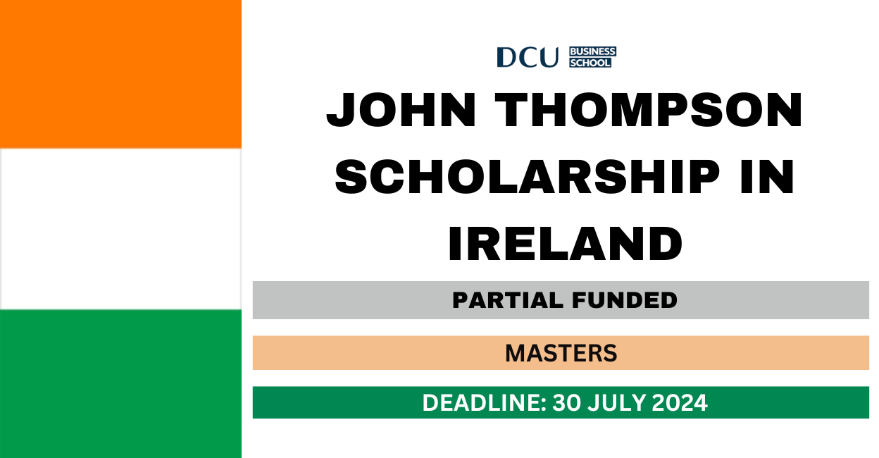Feature image for John Thompson Scholarship in Ireland 2024