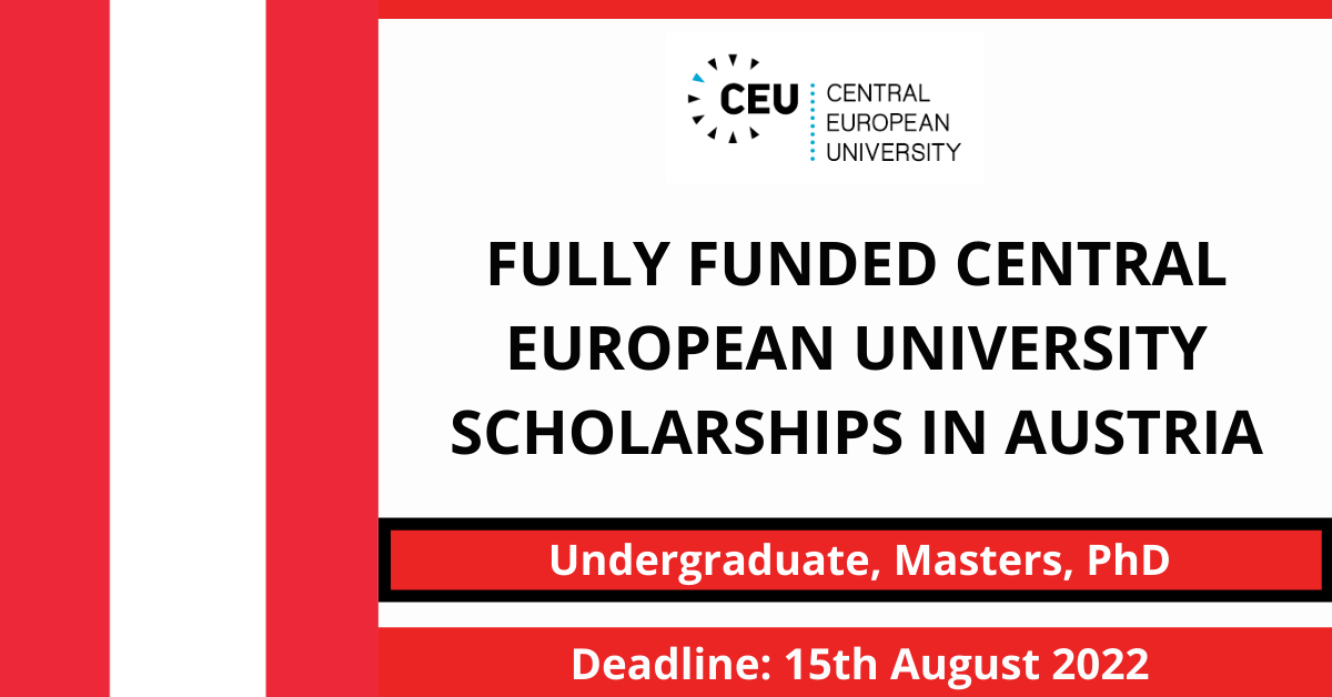 Feature image for Fully Funded Central European University Scholarships in Austria