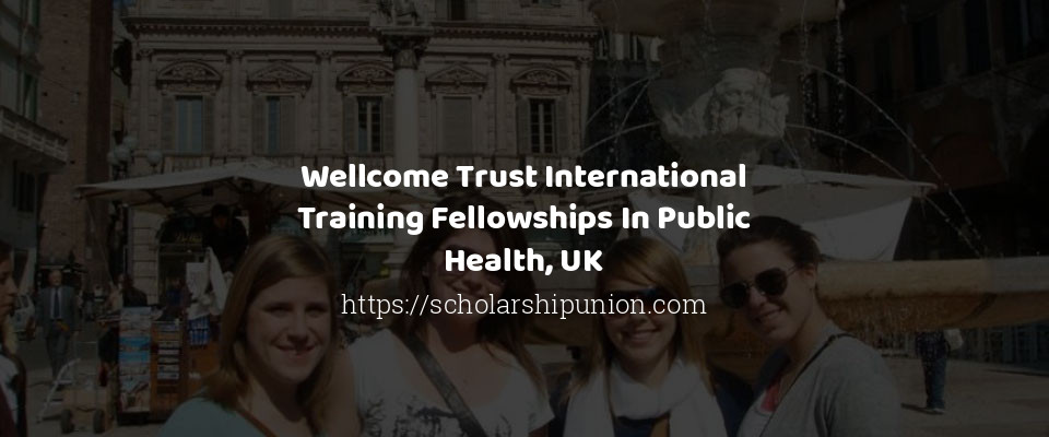 Feature image for Wellcome Trust International Training Fellowships In Public Health, UK