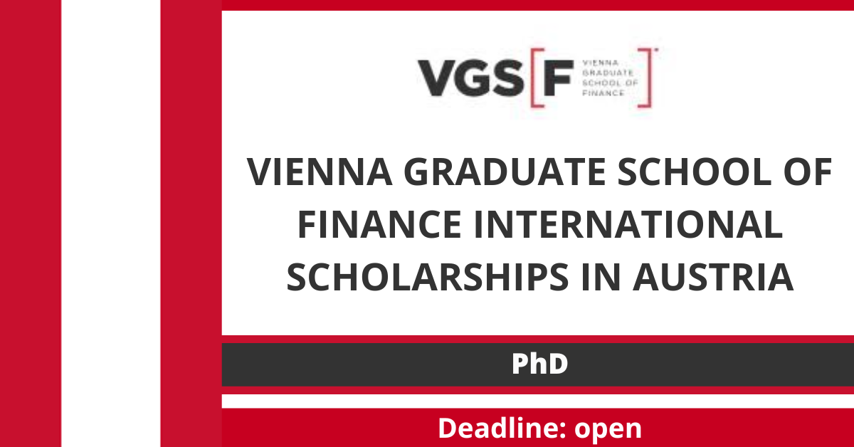 Feature image for Vienna Graduate School of Finance International scholarships in Austria