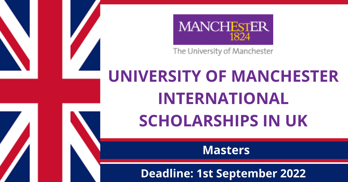 Feature image for University of Manchester International Scholarships In UK