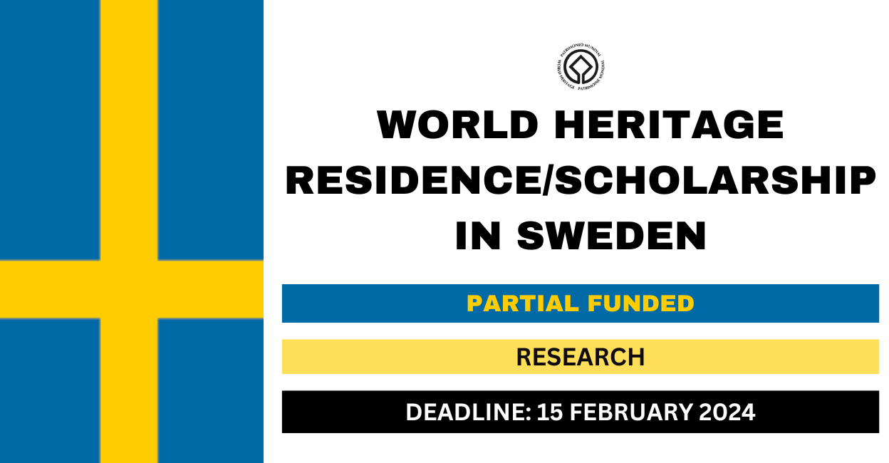 Feature image for World Heritage Residence/Scholarship in Sweden 2024