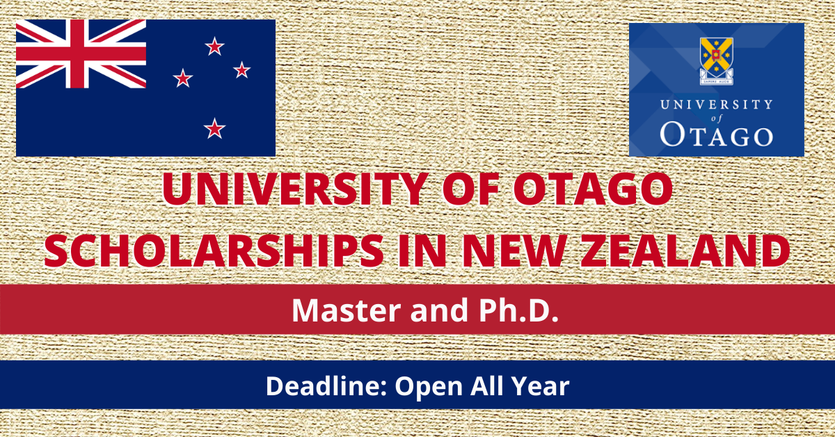 Feature image for University of Otago Scholarships in New Zealand