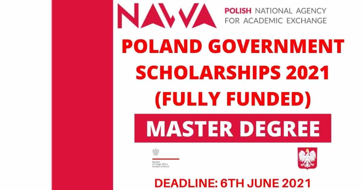 Feature image for Fully Funded Polish Government Scholarships 2021