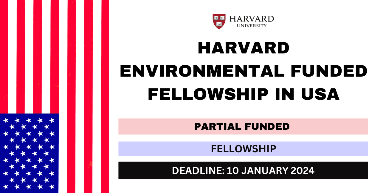 Feature image for Harvard Environmental Funded Fellowship in USA 2024