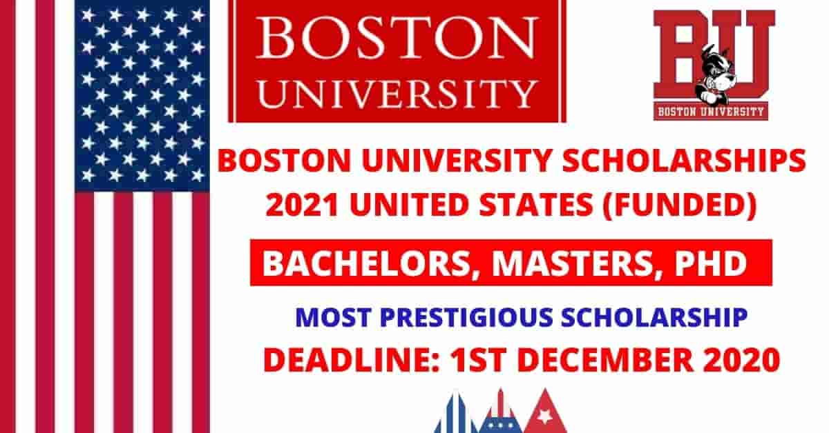 Feature image for Fully Funded Boston University Scholarships 2021 United States