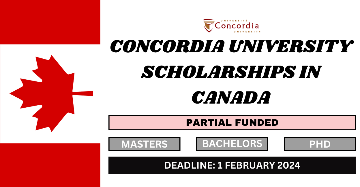 Feature image for Concordia University Scholarships in Canada 2024-25