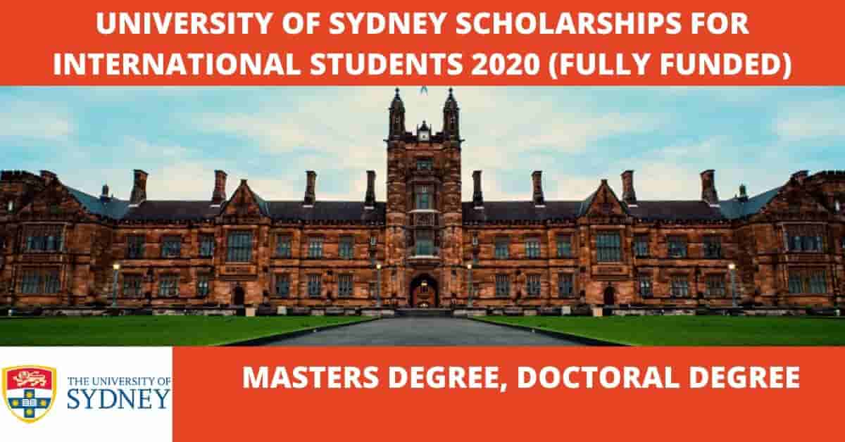 Feature image for Fully Funded University of Sydney Scholarships in Australia